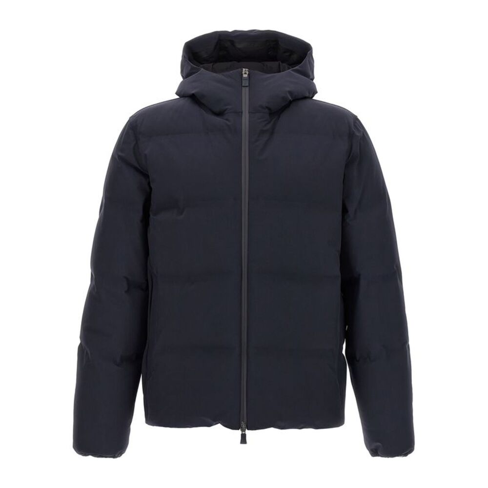 Herno Blue Polyamide Full-Length Men's Jacket